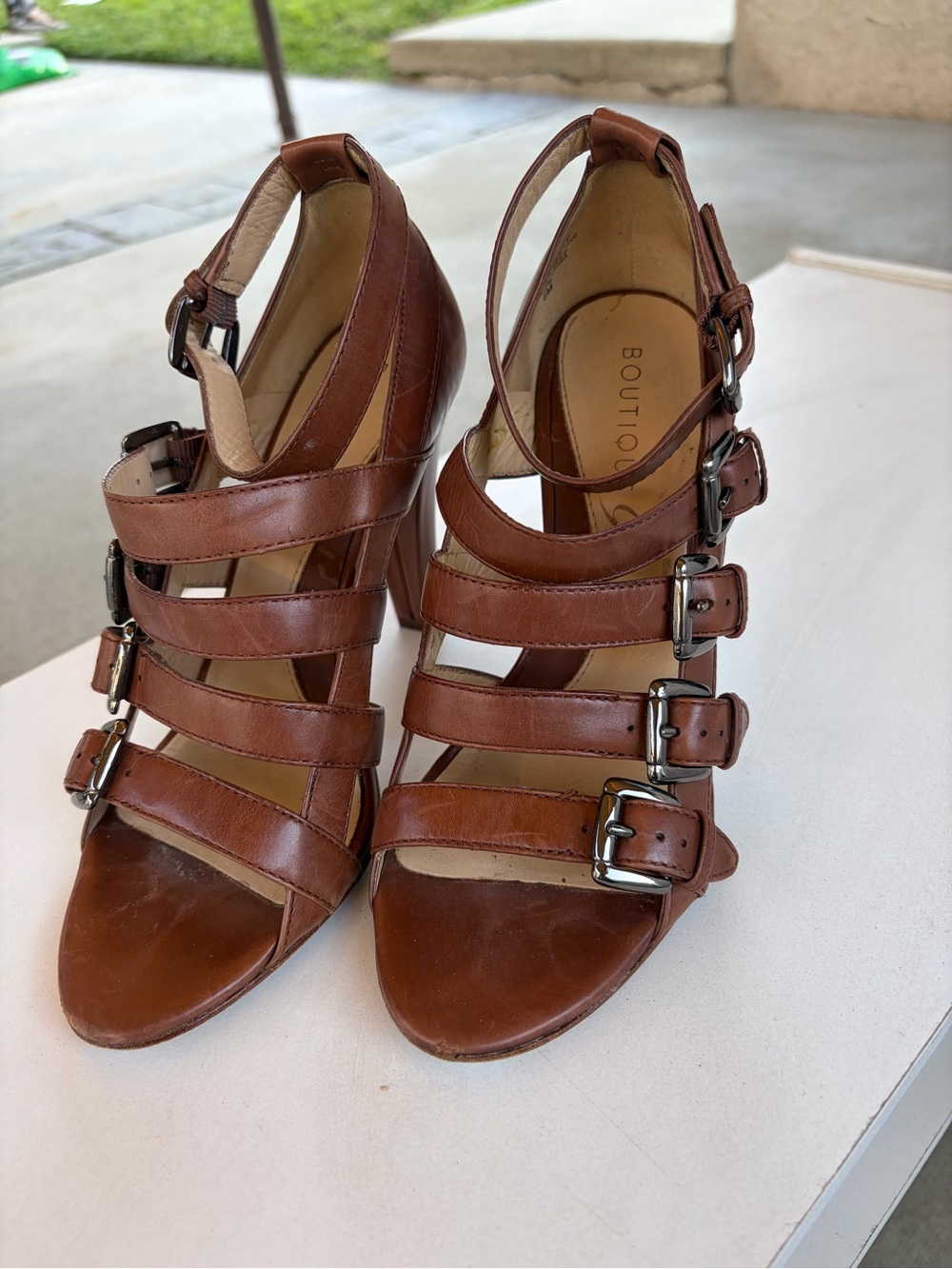 Boutique 9 BTVIVACITY Open Toe Heels, Size 6